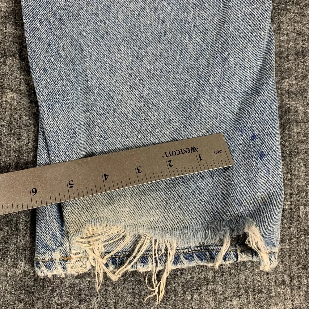 Vintage Tommy Hilfiger Jeans Mens 32x34 Fits‎ 30x32 Blue Denim Faded Distressed